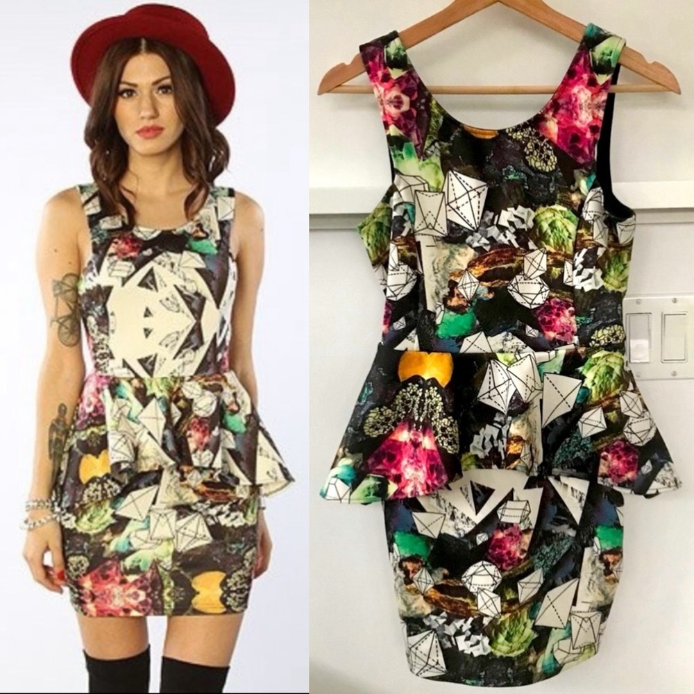 Backstage Jessica Peplum Dress